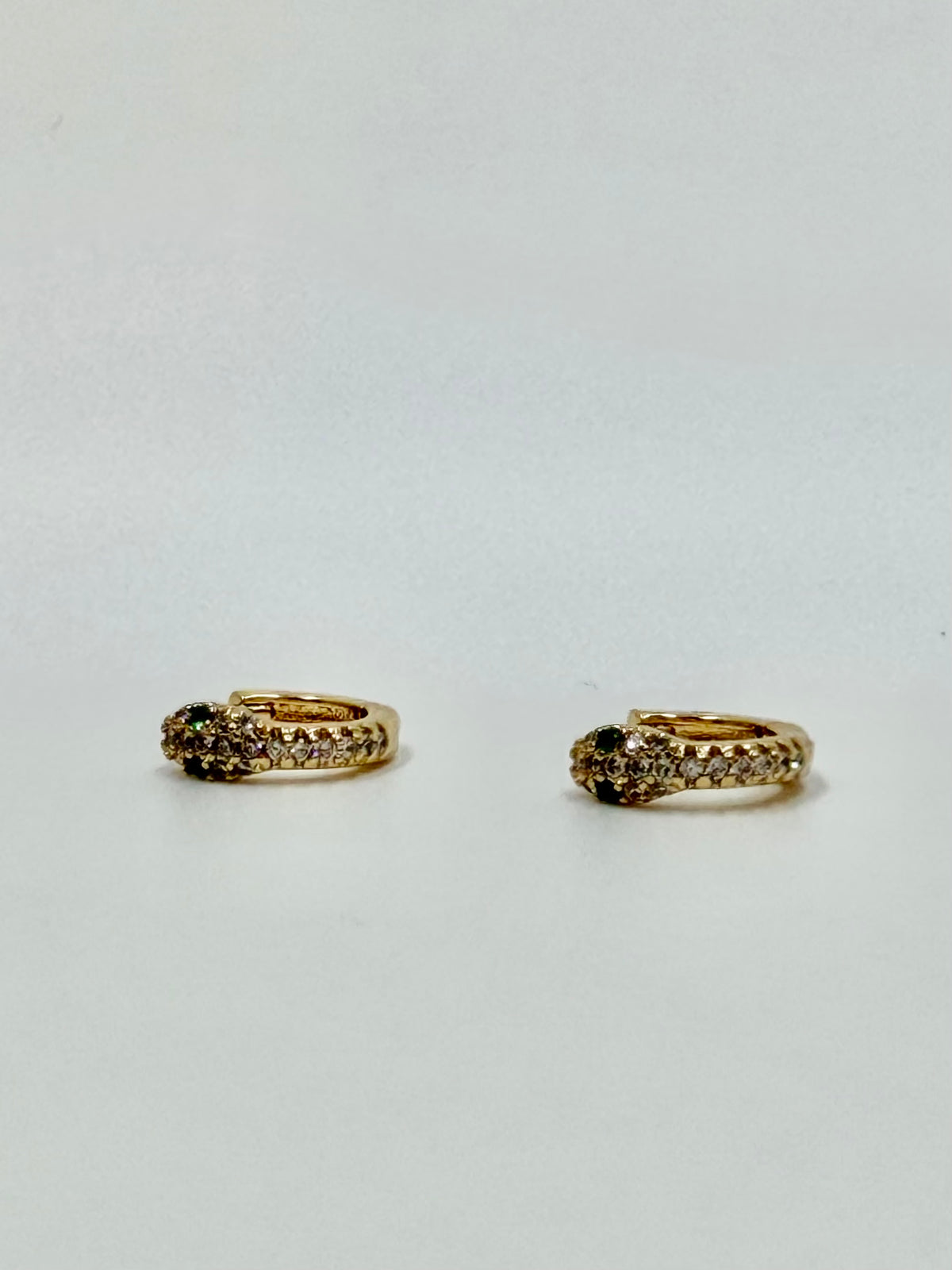 Diamante Snake Huggies | DANE Jewellery