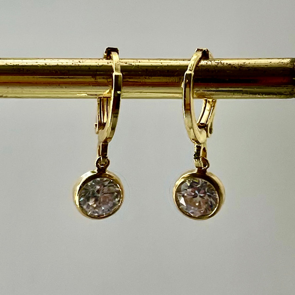 Diamantè Drop Earrings