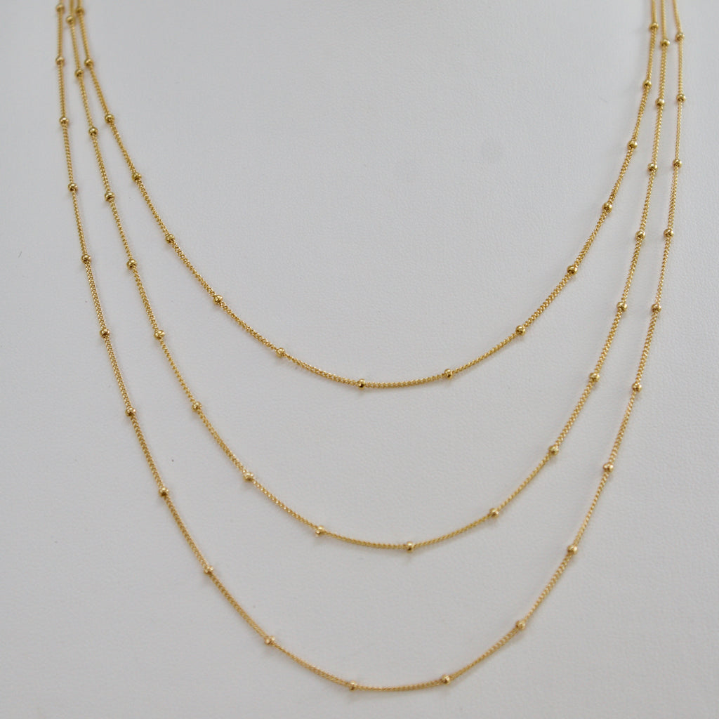 Satellite Chain Necklace - Gold
